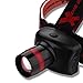 Xtreme Bright® Ultra Bright Zoomable LED Headlamp Flashlight - 3 Light-Modes; high, Low, Flash. Perfect Hands-Free Portable Work Light, Power Sports Headlight & Essential Camping & Hiking Equipment