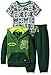 John Deere Baby Boys' 3 Piece Jacket Bodysuit Pant Set, Green, 3-6 Months