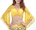 BellyLady Tribal Belly Dance Lace Butterfly Sleeve Wrap Top, Top for Christmas