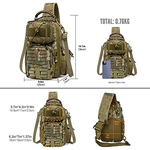 ANTARCTICA Tactical Sling Bag Men Military Backpack Shoulder Bag Molle