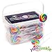 Swipple Pops Petite Swirl Ripple Lollipops - 60-Piece Tub (Rainbow)