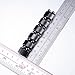 VIKI LYNN 2 Pcs Men's/Women's Hematite Metal Magnetic Therapy Bracelets S15C3