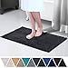 DEARTOWN Chenille Shaggy Bath Rug Mat, Luxury Soft Microfibers Bath Mat with Non-Slip TPR Backing, Super Absorbent and Thick, Machine Washable Bath Mats for Bathroom