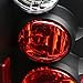 SPEC-D TUNING Black Tail Lights Compatible with 2003-2005 Toyota 4Runner, Left + Right Pair Assembly