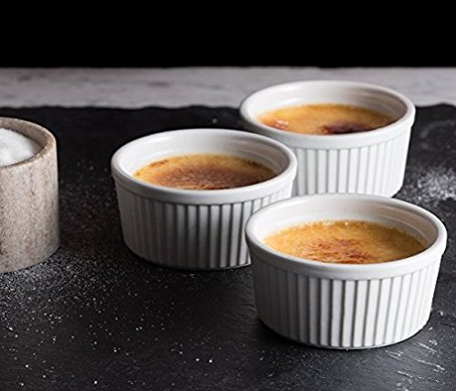 6 Porcelain+Ramekin+Dessert+Souffle+Baking