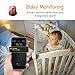 FREDI Baby Monitor WiFi Wireless Camera 1080P HD Security Camera with Two-Way Talking,Infrared Night Vision,P2P WPS Ir-Cut IP Camera Motion Detection Loop Recording(Without SD Card) (White)