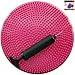 AppleRound Inflated Wobble Cushion with Hand Pump, Air Stability Board (Extra Thick), Core Balance Disc for Adults, Sensory Wiggle Seat for Kids, Flexible Seating for All Age, 13.5in / 34cm Diameter