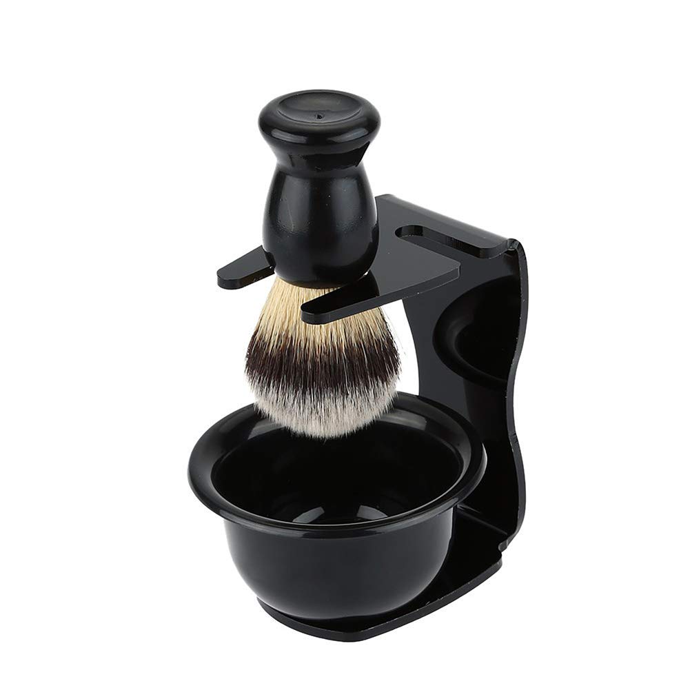 3 in 1 Travel Shaving Brush Kit Set, Include Badger Hair Shaving Brush