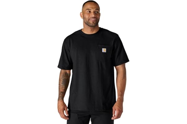 Carhartt Men's Relaxed Fit Heavyweight Short-Sleeve Pocket T-Shirt