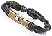 Areke Unisex Braided Leather Bracelets - Mens Womens Jewelry Rope Bangle Bracelet