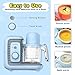Baby Food Maker, Elechomes 8 in 1 Baby Food Processor Blender Grinder Steamer Warmer, Multifunctional Baby Food Mills for Cooking Organic Healthy Infants and Toddlers Puree, Timer Control