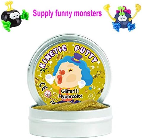 Super ShinyColors Putty Upgrade Accessories and Large Magnet for Children Adultsfor ChristmasGift (Gold)