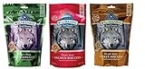 Blue Buffalo Wilderness Trail Treats GrainFree Dog Biscuits 3 Flavor Variety Bundle: (1) Blue Wilderness Trail Treats Duck, (1) Blue Wilderness Trail Treats Turkey and (1) Blue Wilderness Trail Treat