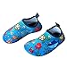 Toddler Kids Swim Water Shoes Quick Dry Non-Slip Water Skin Barefoot Sports Shoes Aqua Socks for Boys Girls Toddler, Seaworld Turtle, 6 Toddler