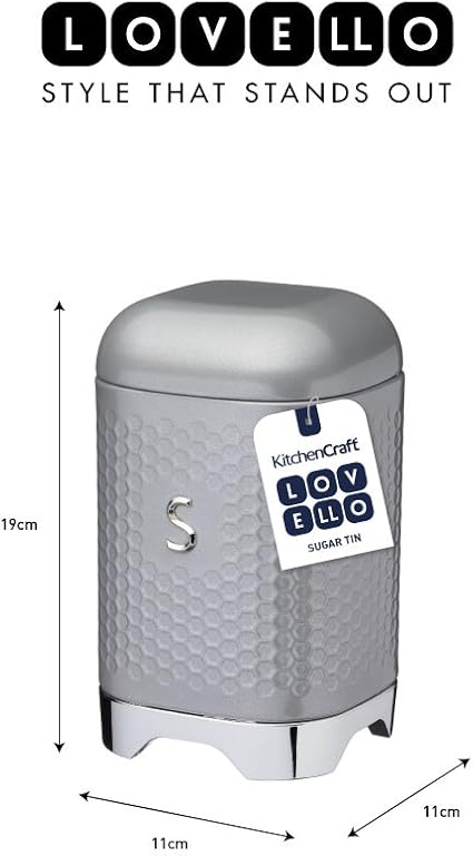 lovello tea coffee sugar grey