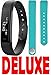 Kids Fitness Tracker for Kids Activity Tracker - Smart Watch for Boys Girls Teens Step Counter Sleep Exercise Pedometer GPS Heart Rate Silent Alarm Reminders Notification TRENDY PUPPY 2 Band BLUE AQUA