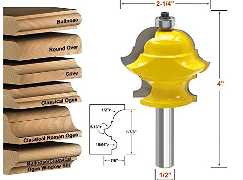 ACEBOX 1/2inch shank high-grade export woodworking cutter engraving knife engraving machine line tool magic knife