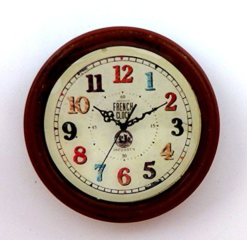 Dollhouse Miniature 1:12 Scale Wooden Clock #G7182