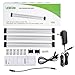 LEDGLE LED Under Cabinet Lighting 3 Panel Kit 12W Total 12 V DC 950lm 3000K Warm White 30W Fluorescent Tube Equivalent All Accessories Included 12in Under Counter Kitchen Lights Closet Light