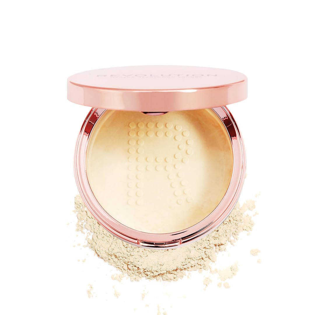 Revolution Beauty London Hiding and Fixing Powder Light Yellow
