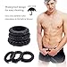 Silicone Cock Rings Sex Toys – Adorime Premium Stretchy Penis Ring Sex Things for Men and Couples (4 Piece Set)