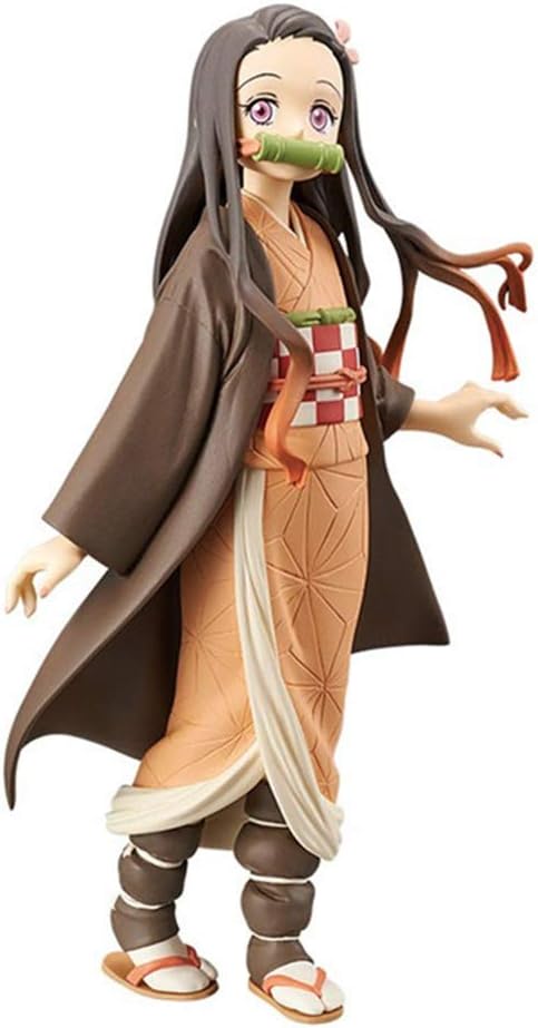 WerNerk Anime Demon Slayer: Kimetsu no Yaiba Action Figure Kamado Tanjirou & Kamado Nezuko Vinyl Figure Collectible PVC Figure for Anime Fans( Kamado Nezuko)