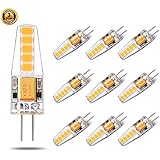 No Flicker Led G4 Bulb AC/DC Bi Pin Warm White 12V 20W Halogen Replacement Led Light Bulb For Landscape RV Cabinets Range Hood 2W 200LM 10 Pack Yuiip