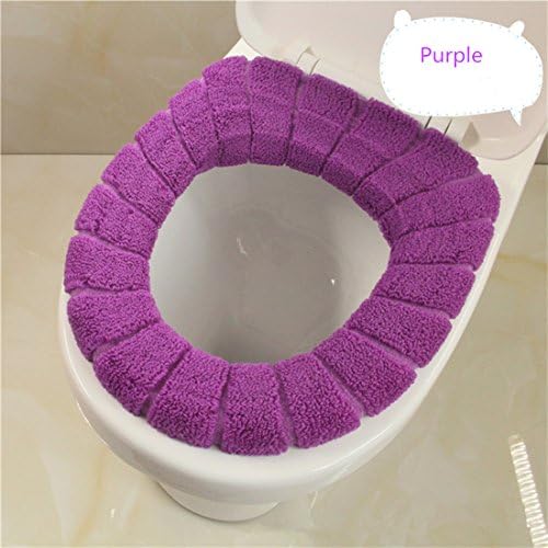 Union Tesco Toilet Seat Cover Soft and Warm Toilet Seat Cushion(Purple)