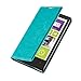 Cadorabo Book Case compatible with Nokia Lumia 1020 in PETROL TURQUOISE - with Magnetic Closure, Stand Function and Card Slot - Wallet Etui Cover Pouch PU Leather Flip