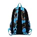 Camo Tactical Backpack for Military Fans Kids Boys Girls and Adults Men Women (Blue)