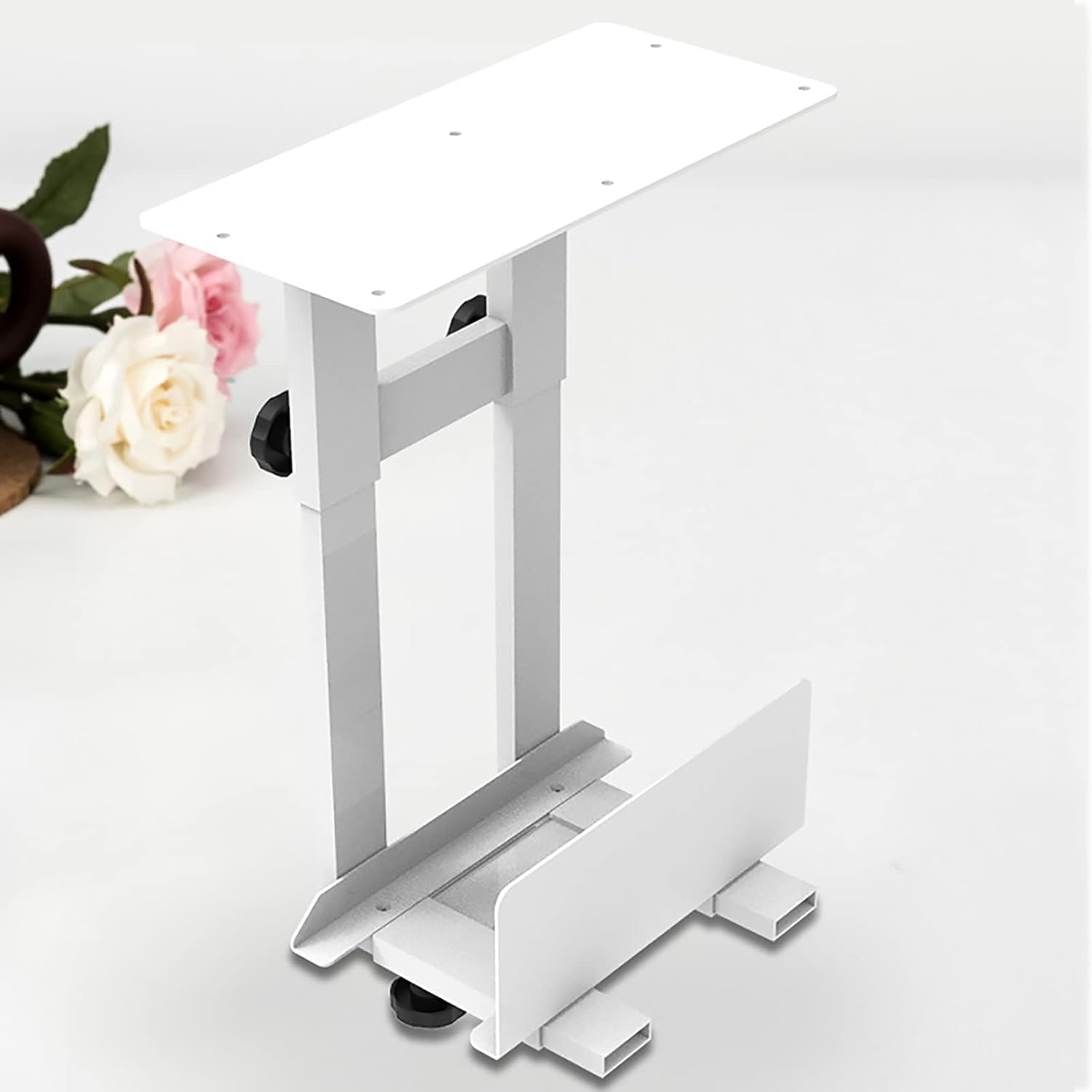 CPU Holder,Wall Mount Desktop Computer Tower Holder,Adjustable Computer