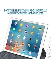 FRTMA estuche para Apple Pencil magnético, funda blanda de silicona para Apple iPad Pro Pencil, blanco marfil no incluye el Apple pencil