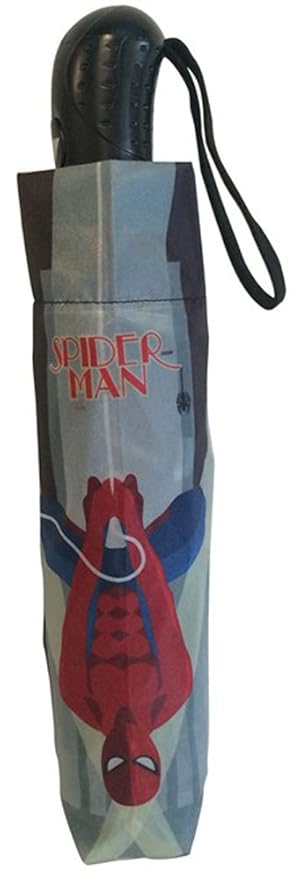 Marvel ワンタッチ自動展開 スパイダーマン インサイドプリント マーベル 折りたたみ傘