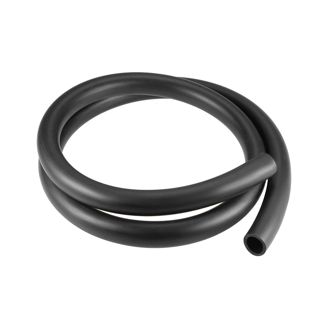 sourcing map Lubricating Oil Hose, 19mm(3/4") ID x 25mm(63/64") OD 4.92Ft/1.5M Rubber Water Hose Pipe Tubing Black