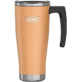 THERMOS ICON SERIES, Stainless Steel Mug with Slide Lock, 18 Ounce, Melon