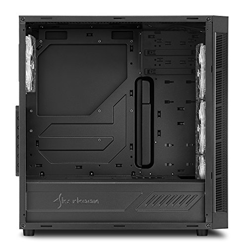 Sharkoon-Tg5-Caja-De-Ordenador-Gaming-Semitorre-Atx-Iluminacin-Verde-Cristal-Templado-Incluye-4-Ventiladores-Led-Admite-Refrigeracin-Lquida-Negro