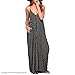 Exlura Women Casual Boho strappy Polk Dot Maxi Dress