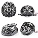 CCTRO Adult Cycling Bike Helmet, Eco-Friendly Adjustable Trinity Men Women Mountain Bicycle Road Bike Helmet Safety Protection (A Black)