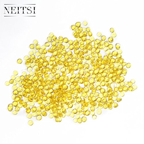 Neitsi 400 PCS Hair Extension Fusion Keratin Glue Tips Rebond Granules Beads