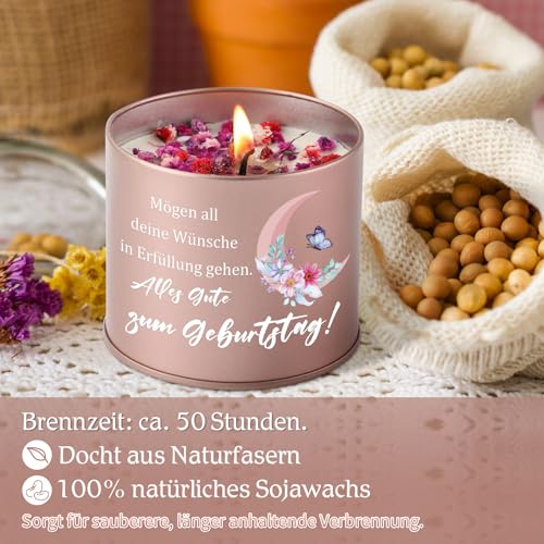 Prstenly Birthday Gift for Women, 9 oz Birthday Candles Gifts | Birthday gifts for mum grandma daughter sister best friend 18 30 40 50 60 birthday wife