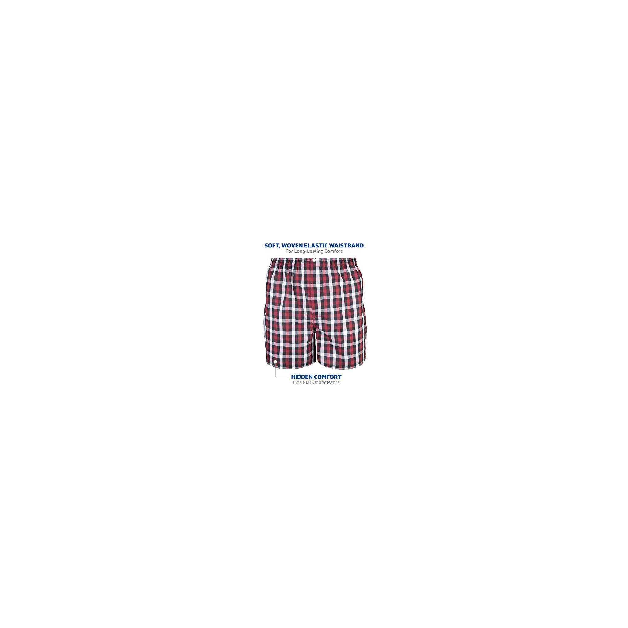 Gildan Men's Woven Boxer Underwear Multipack (Pattern May Vary