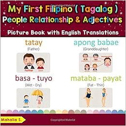 My First Filipino Tagalog People Relationships Adjectives