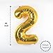 2018 BALLOONS NEW YEAR GRADUATION - Gold, 2018 New Years Eve Party Supplies Decorations - Graduation Party Supplies - Graduation Decorations - Gold Black and White Balloons for Events - Large 40 Inch
