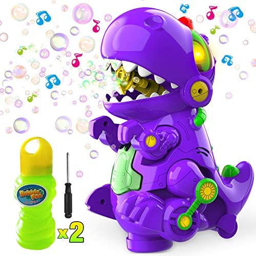 WisToyz Bubble Machine Dinosaur Bubble 