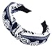 STHUAHE Pack of 3 Women Girls Handmade Lovely Style Cloth Cross Knot Hair Hoop Hairband Headband Headwear Hair Accessories by Beauty Hair (3 color)