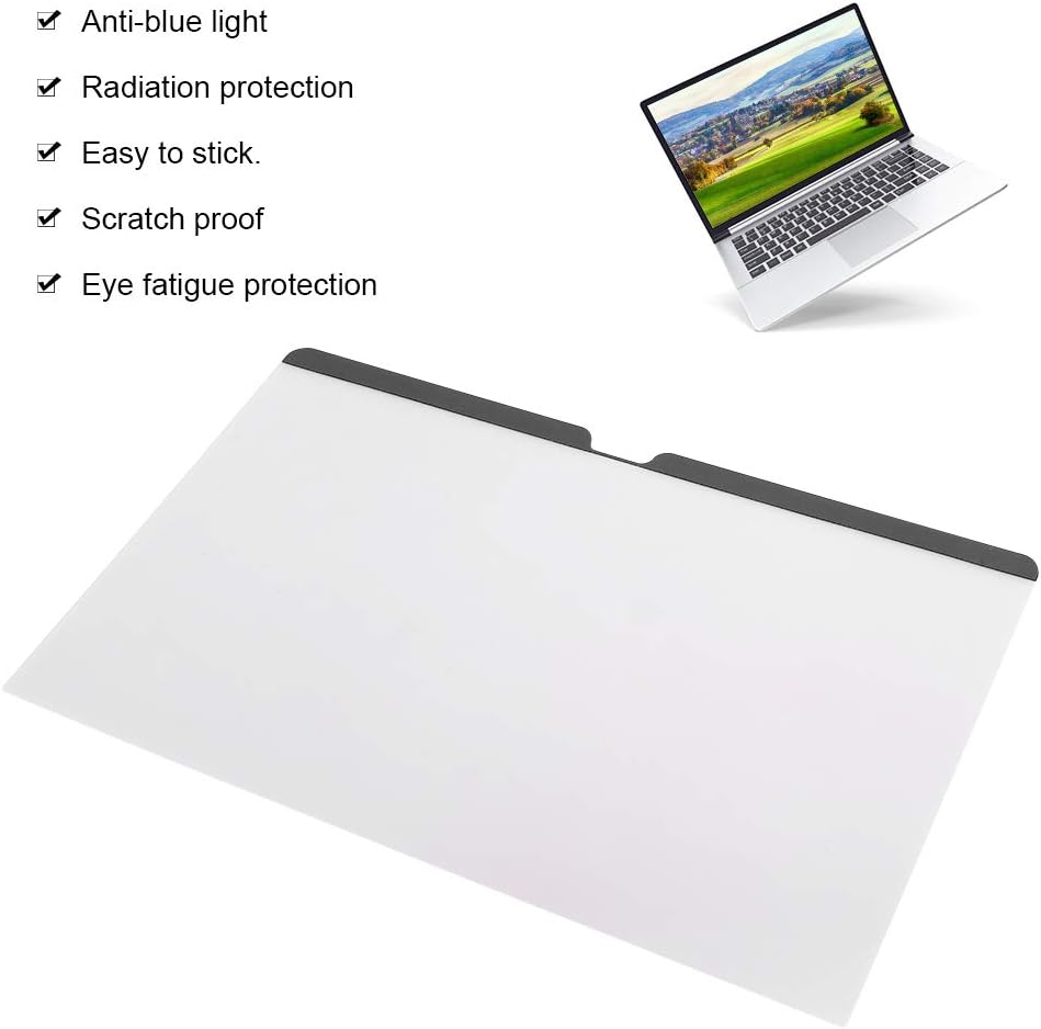 Dpofirs AntiBlue Light Film Laptop Accessory Lightweight Eye Magnetic 15 Inch for OS X,Anti Blue Light Screen Protector with Filter Blue Blocking Computer Monitor Screen - Image 3