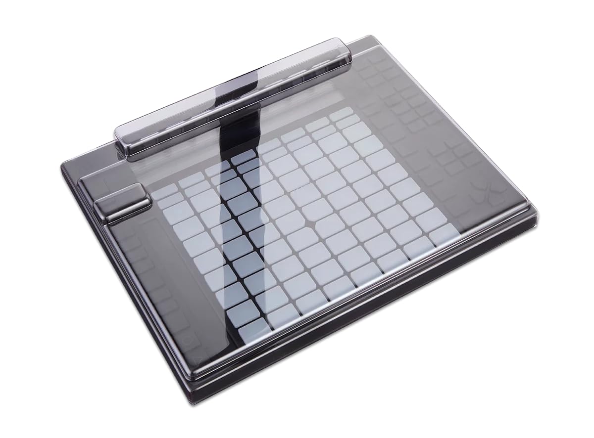 Decksaver Cover for Ableton Push - Super-Durable Polycarbonate Protective lid in Smoked Clear Colour, Made in The UK - The Producers' Choice for Unbeatable Protection