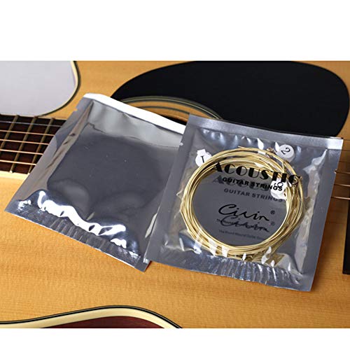 image for Angel 6pcs/Set Universal Acoustic Guitar String Brass Hexagonal Steel 