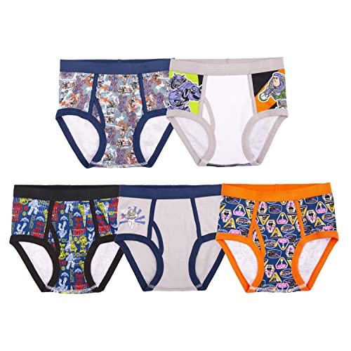 Disney Boys' Pixar’s Buzz Lightyear Underwear Multipacks With Zurg And Zyclops In Sizes 4, 6, 8