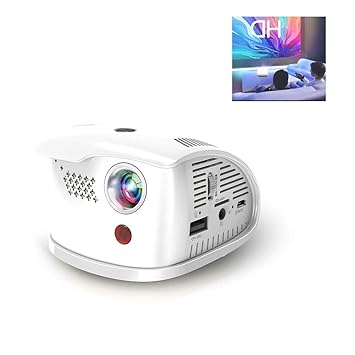 GJZhuan Proyector Micro Portátil Q1 Mini Proyector ...